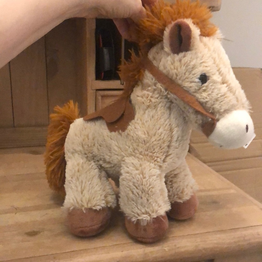Toy Factory Horse Named Derby Plush Stuffed Animal Saddle 2018 13”